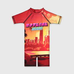 Детский купальный костюм 3D Hotline Miami