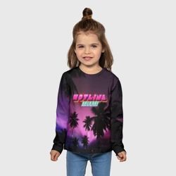 Детский лонгслив 3D Hotline Miami - фото 2