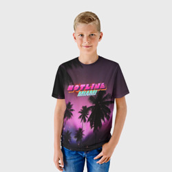Детская футболка 3D Hotline Miami - фото 2