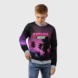 Детский свитшот 3D Hotline Miami - фото 2