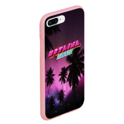 Чехол для iPhone 7Plus/8 Plus матовый Hotline Miami - фото 2