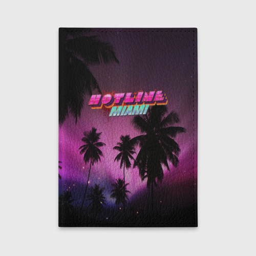 Обложка для автодокументов Hotline Miami, цвет оранжевый