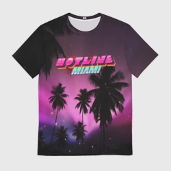 Мужская футболка 3D Hotline Miami