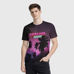 Мужская футболка 3D Hotline Miami - фото 2
