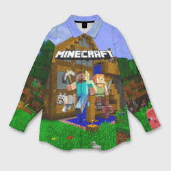 Мужская рубашка oversize 3D Minecraft