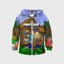 Детская ветровка 3D Minecraft