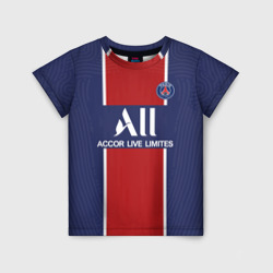 Детская футболка 3D PSG home 20-21