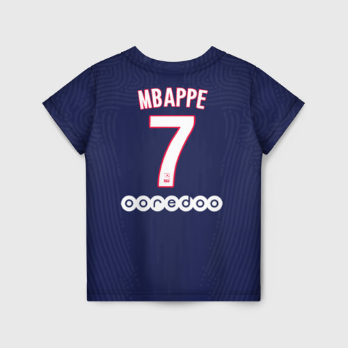 Детская футболка 3D Mbappe home 20-21, цвет 3D печать - фото 2