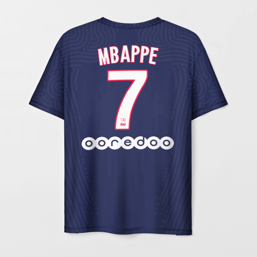 Мужская футболка 3D Mbappe home 20-21, цвет 3D печать - фото 2