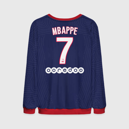 Мужской свитшот 3D Mbappe home 20-21, цвет красный - фото 2