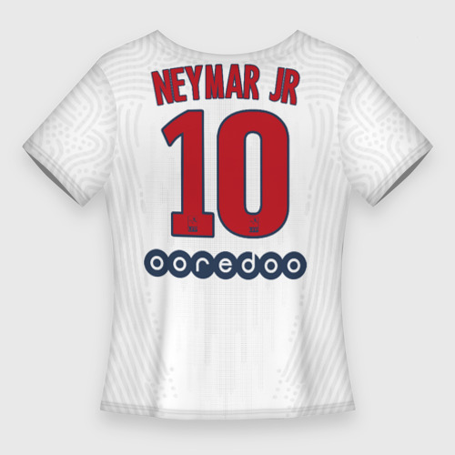 Женская футболка 3D Slim Neymar away 20-21, цвет 3D печать - фото 2