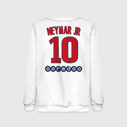 Женский свитшот 3D с принтом Neymar away 20-21, вид сзади #1