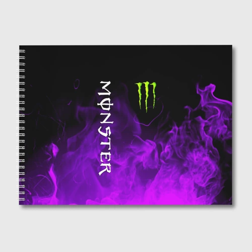 Альбом для рисования Monster energy