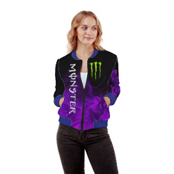 Женский бомбер 3D Monster energy - фото 2