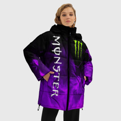 Женская зимняя куртка Oversize Monster energy - фото 2