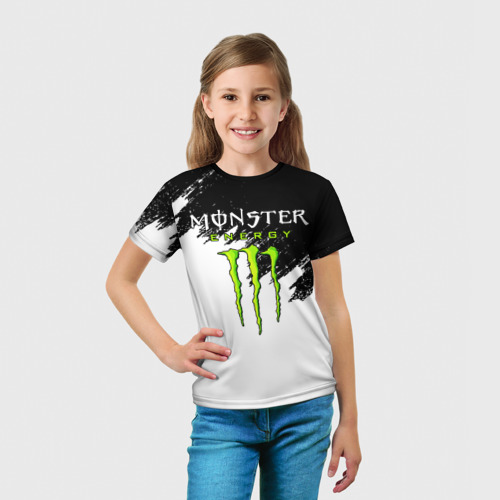 Детская футболка 3D Monster energy, цвет 3D печать - фото 5