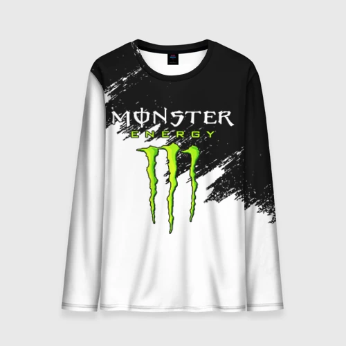 Мужской лонгслив 3D Monster energy