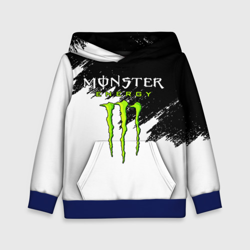 Детская толстовка 3D Monster energy, цвет синий