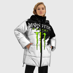 Женская зимняя куртка Oversize Monster energy - фото 2