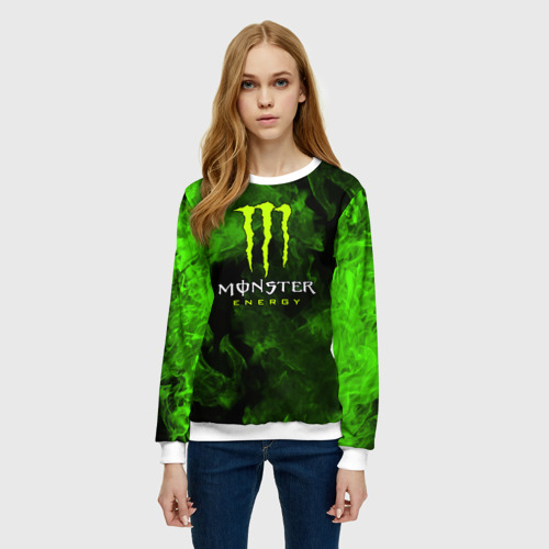 Женский свитшот 3D Monster energy - фото 3