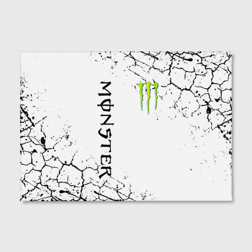 Холст прямоугольный Monster energy, цвет 3D печать - фото 2