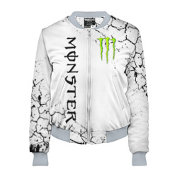 Женский бомбер 3D Monster energy