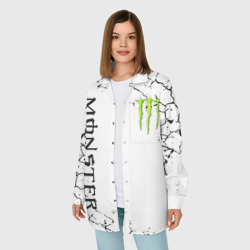 Женская рубашка oversize 3D Monster energy - фото 2