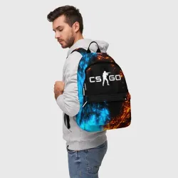 Рюкзак 3D CS GO fire КС Го ОГоНЬ - фото 2