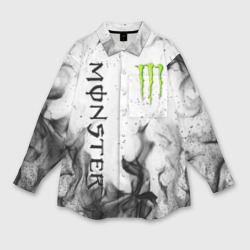 Мужская рубашка oversize 3D Monster energy