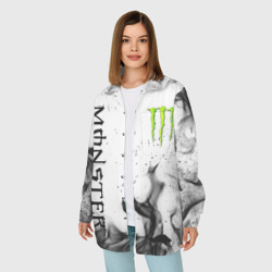 Женская рубашка oversize 3D Monster energy - фото 2