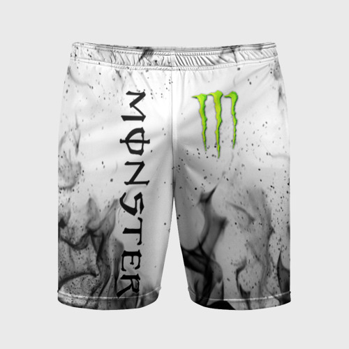 Мужские шорты спортивные Monster energy, цвет 3D печать