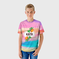 Детская футболка 3D Катя - фото 2