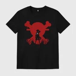 Мужская футболка хлопок Skull D. Luffy