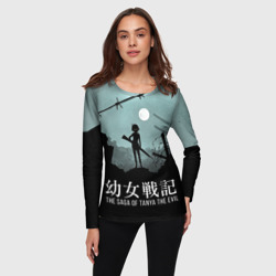 Женский лонгслив 3D The saga of Tanya the evil - фото 2