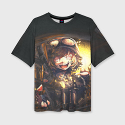 Женская футболка oversize 3D Tanya