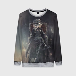 Женский свитшот 3D Devil of the Rhine