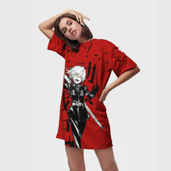 Платье-футболка 3D Дьявол - фото 2