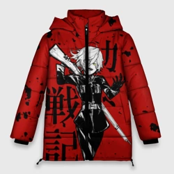 Женская зимняя куртка Oversize Военная хроника маленькой девочки - злая Таня