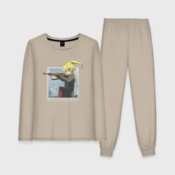 Женская пижама с лонгсливом хлопок Tanya Degurechaff