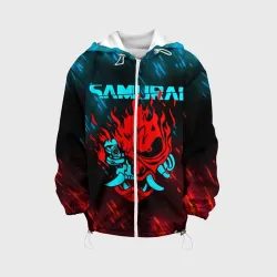 Детская куртка 3D Cyberpunk 2077 Самураи