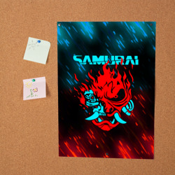 Постер Cyberpunk 2077 Самураи - фото 2