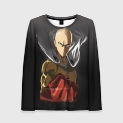 Женский лонгслив 3D Ярость Сайтамы