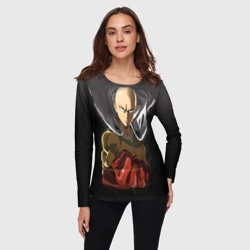 Женский лонгслив 3D Ярость Сайтамы - фото 2