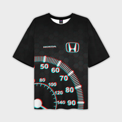 Мужская футболка oversize 3D Honda