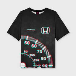 Женская футболка oversize 3D Honda