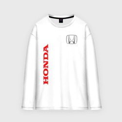 Мужской лонгслив oversize хлопок Honda