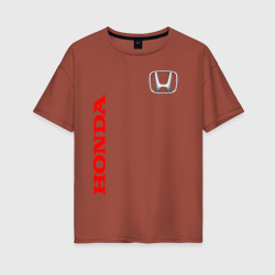 Женская футболка хлопок Oversize Honda