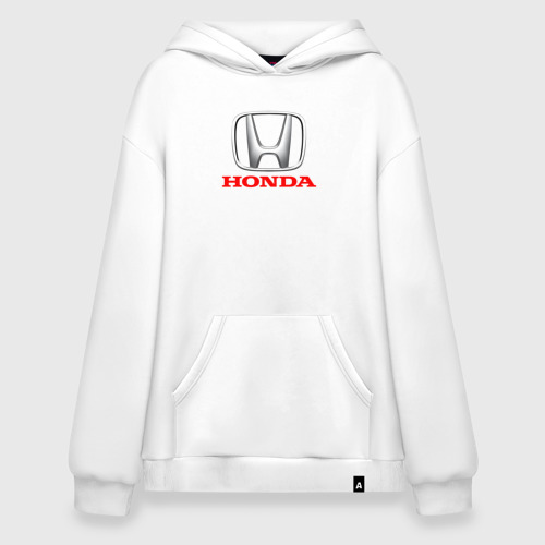 Худи SuperOversize хлопок Honda, цвет белый