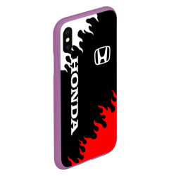 Чехол для iPhone XS Max матовый Honda - фото 2