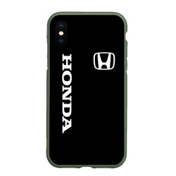 Чехол для iPhone XS Max матовый Honda хонда